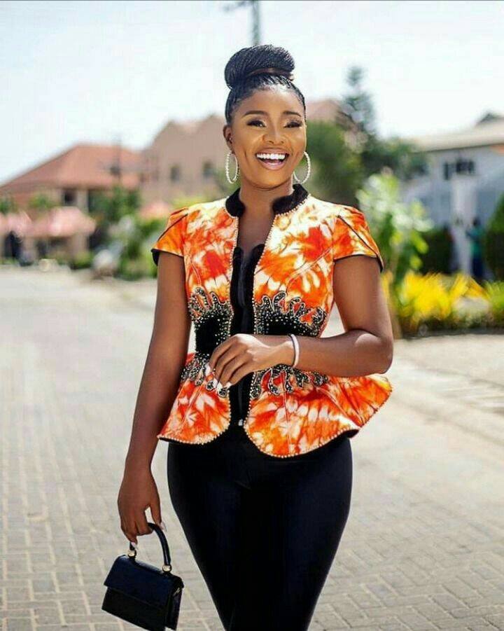 Ankara peplum tops