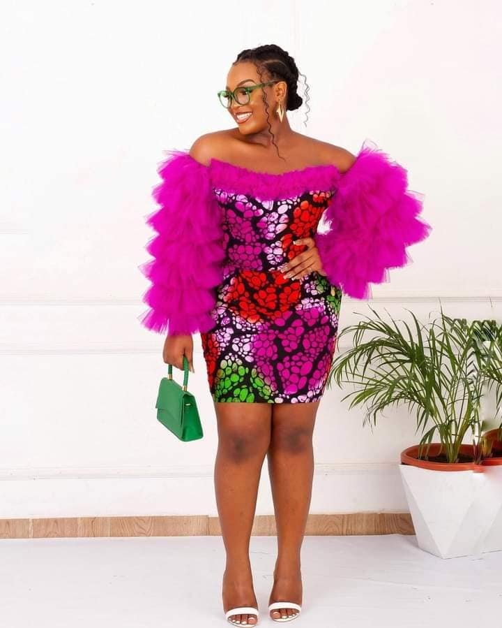 Ankara short gown styles