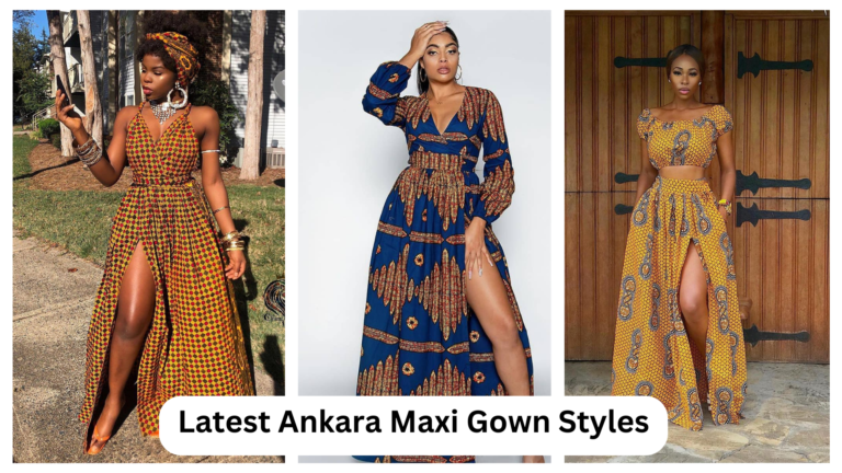 Latest Ankara Maxi gown Styles