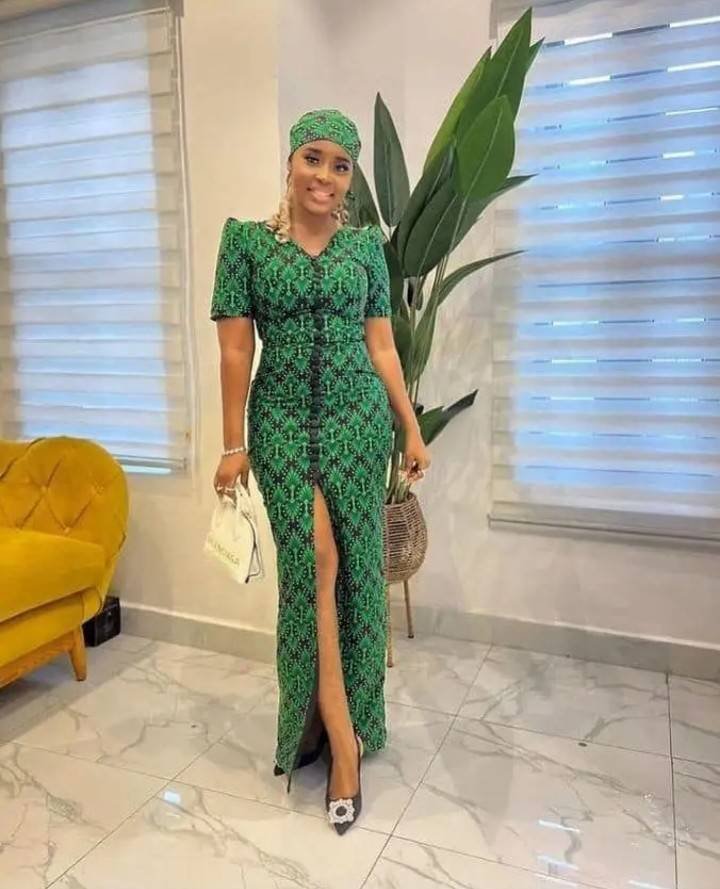 long Ankara Gown Styles