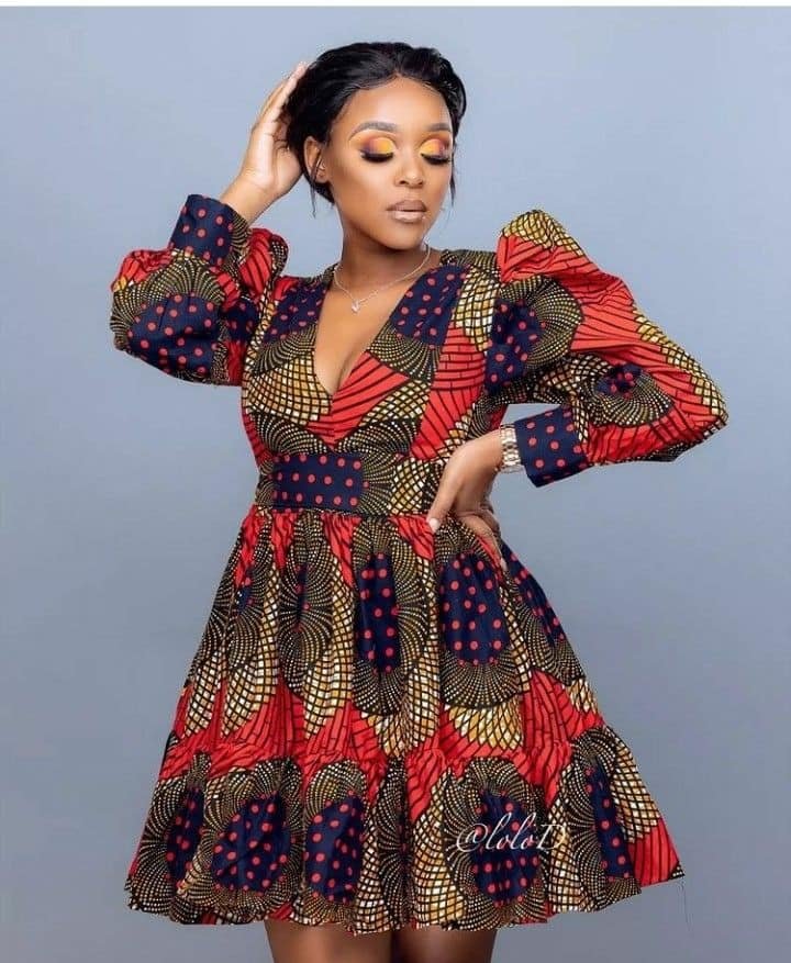 short ankara gown styles for church